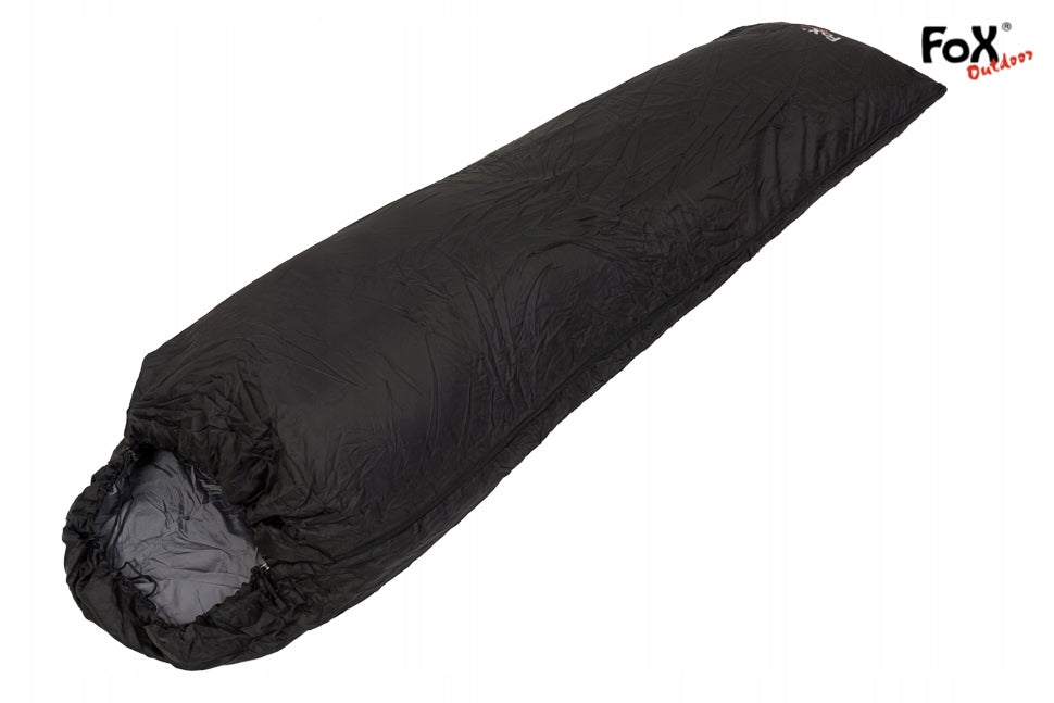 Ultralight Hiking Sleeping Bag FOX Outdoor Mummy Quilt Lightweight 628g Black Brand Fox Outdoor