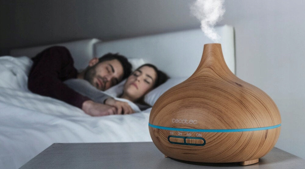 Ultrasonic Air Humidifier Aromatizer Pure Aroma 300 Yang Brown Batteries included no