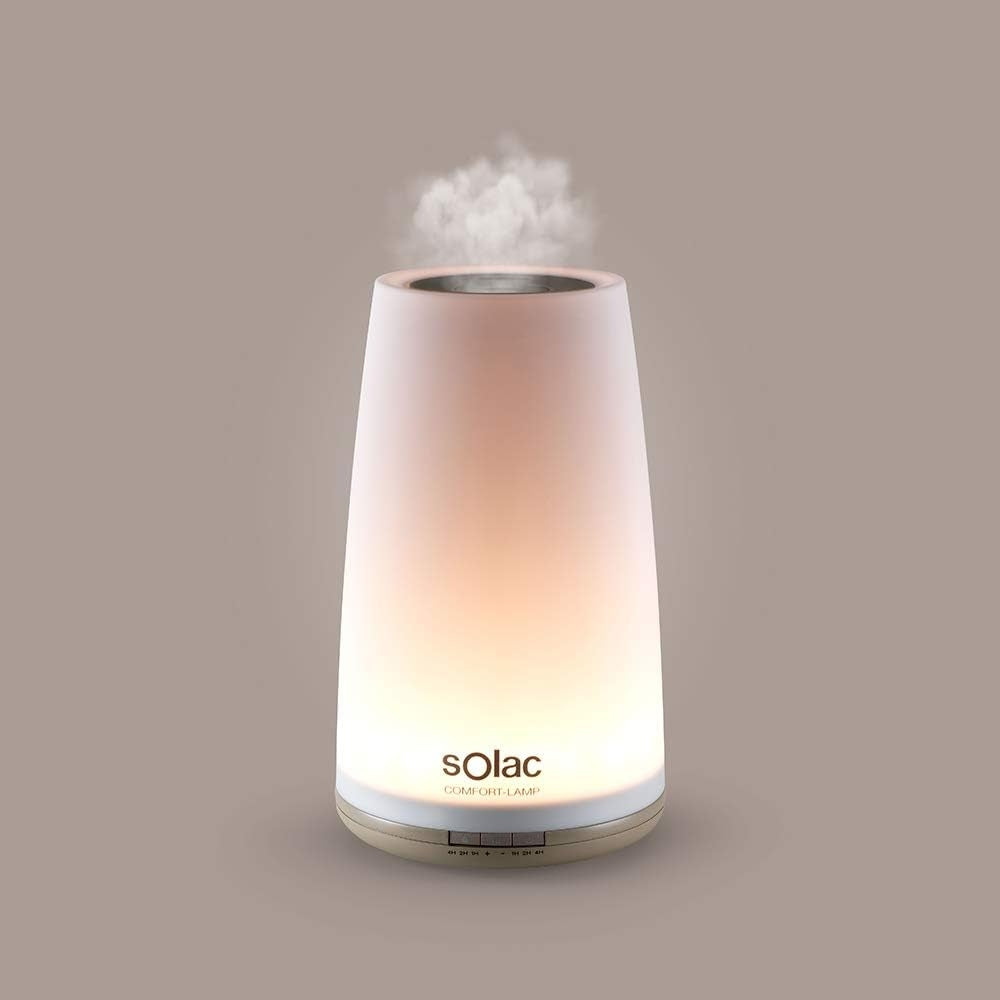 Ultrasonic Air Humidifier Solac HU1065 Aromatherapy Lamp Pilot Dominant color white
