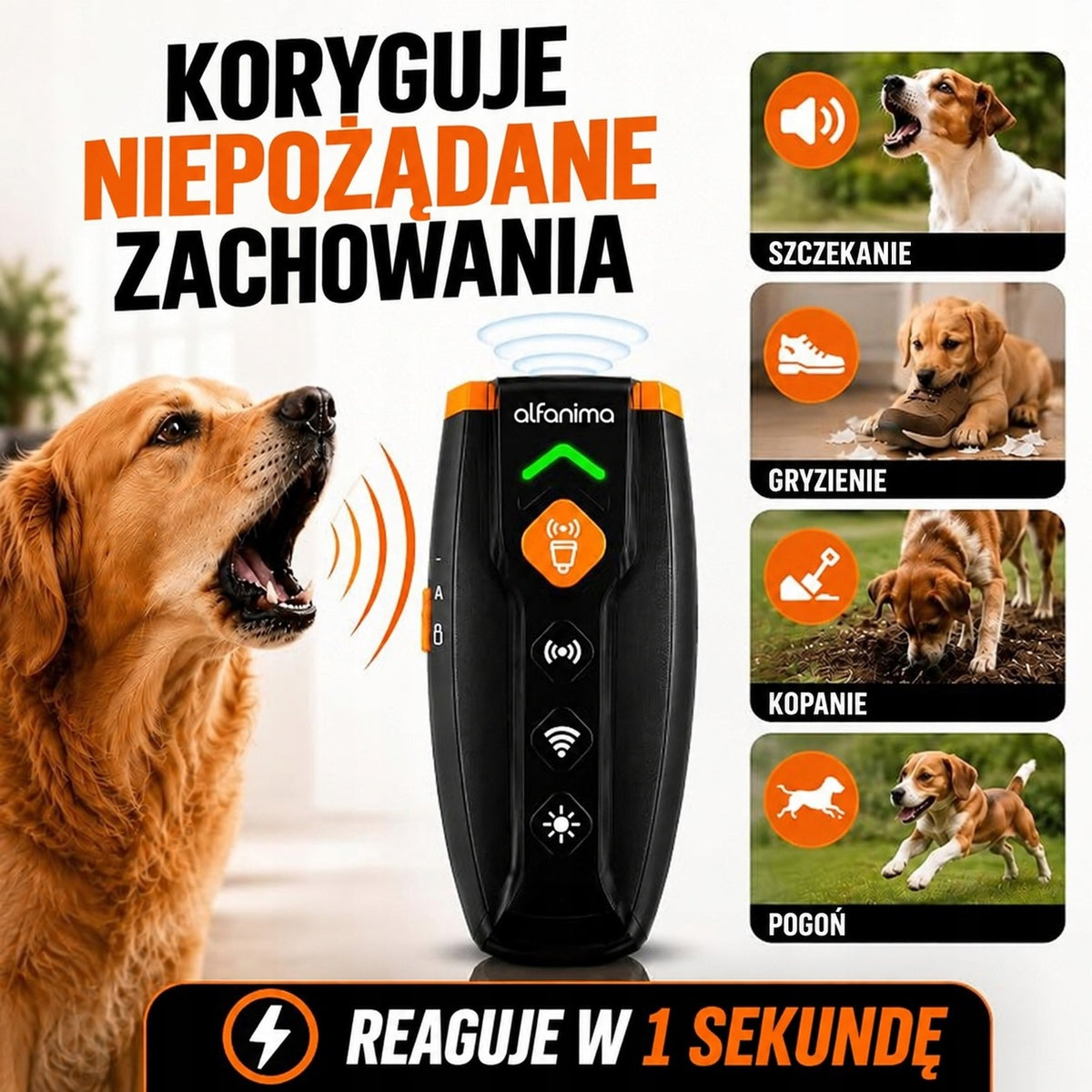 Ultrasonic Dog Training Device with LED Brand no brand