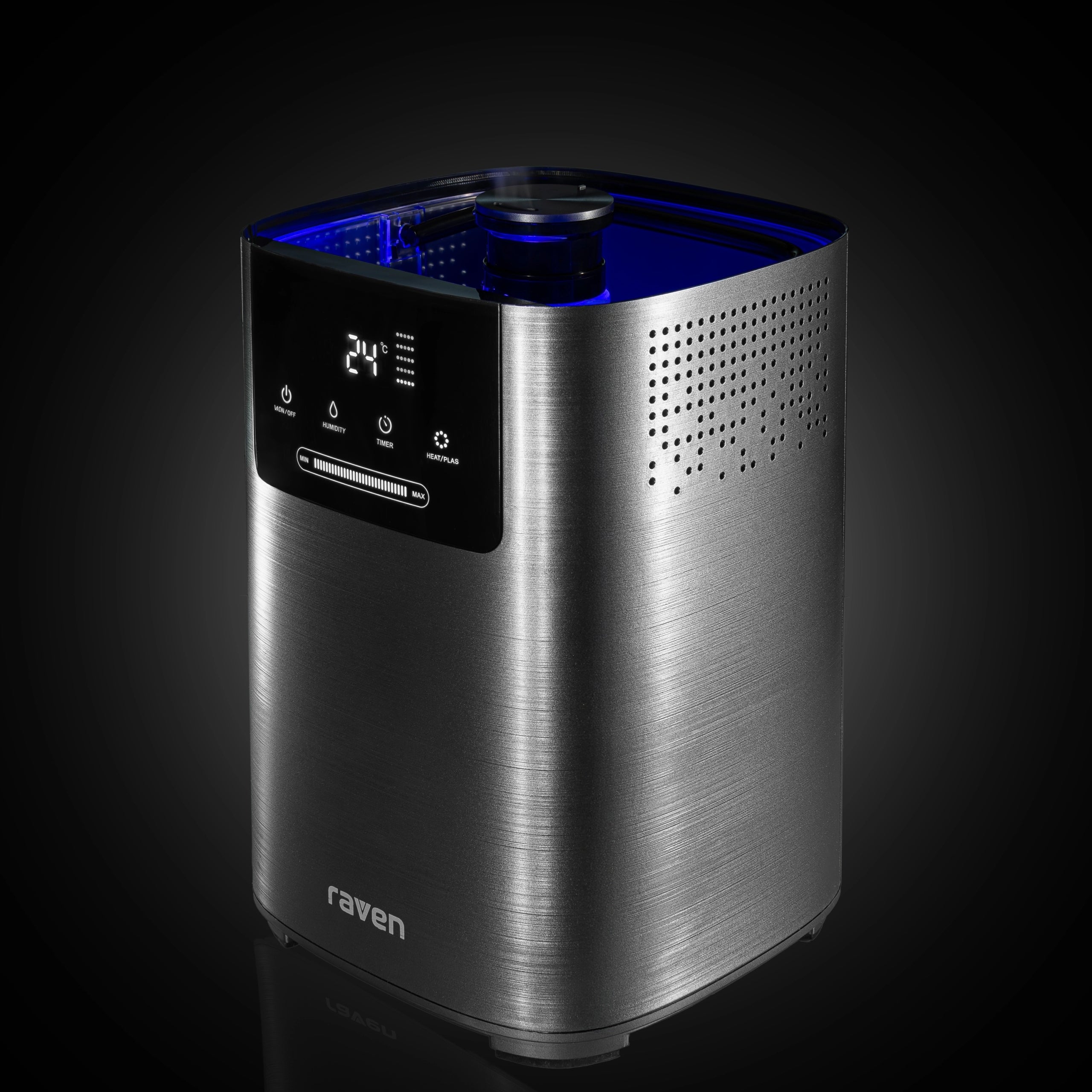 Ultrasonic humidifier Raven EN008 Hygrostat 4L Ionization 20m2 350ml/h Medical device no