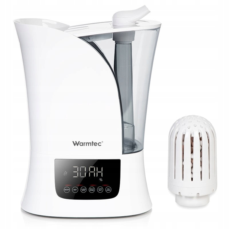 Ultrasonic humidifier nozzle 360° ionizer Warmtec Mist Up Brand Warmtec