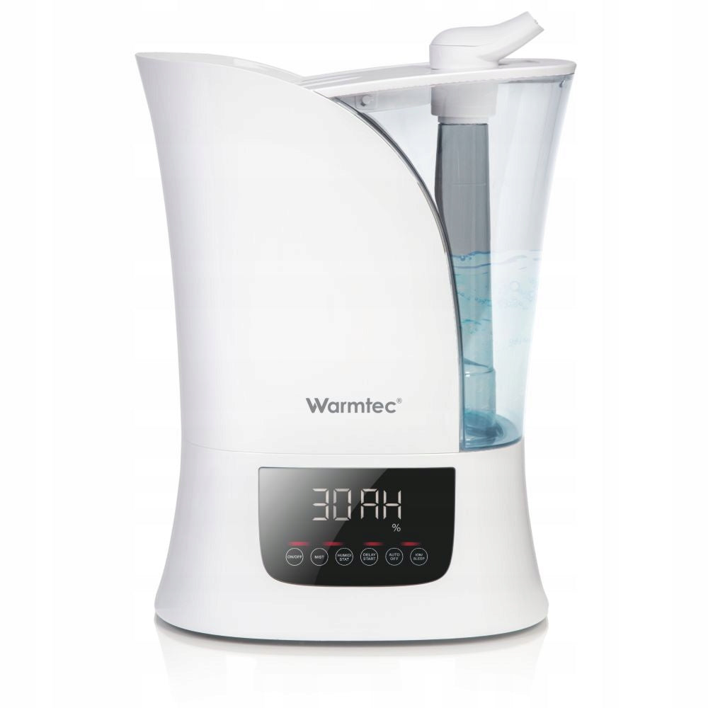 Ultrasonic humidifier nozzle 360° ionizer Warmtec Mist Up Dominant color white