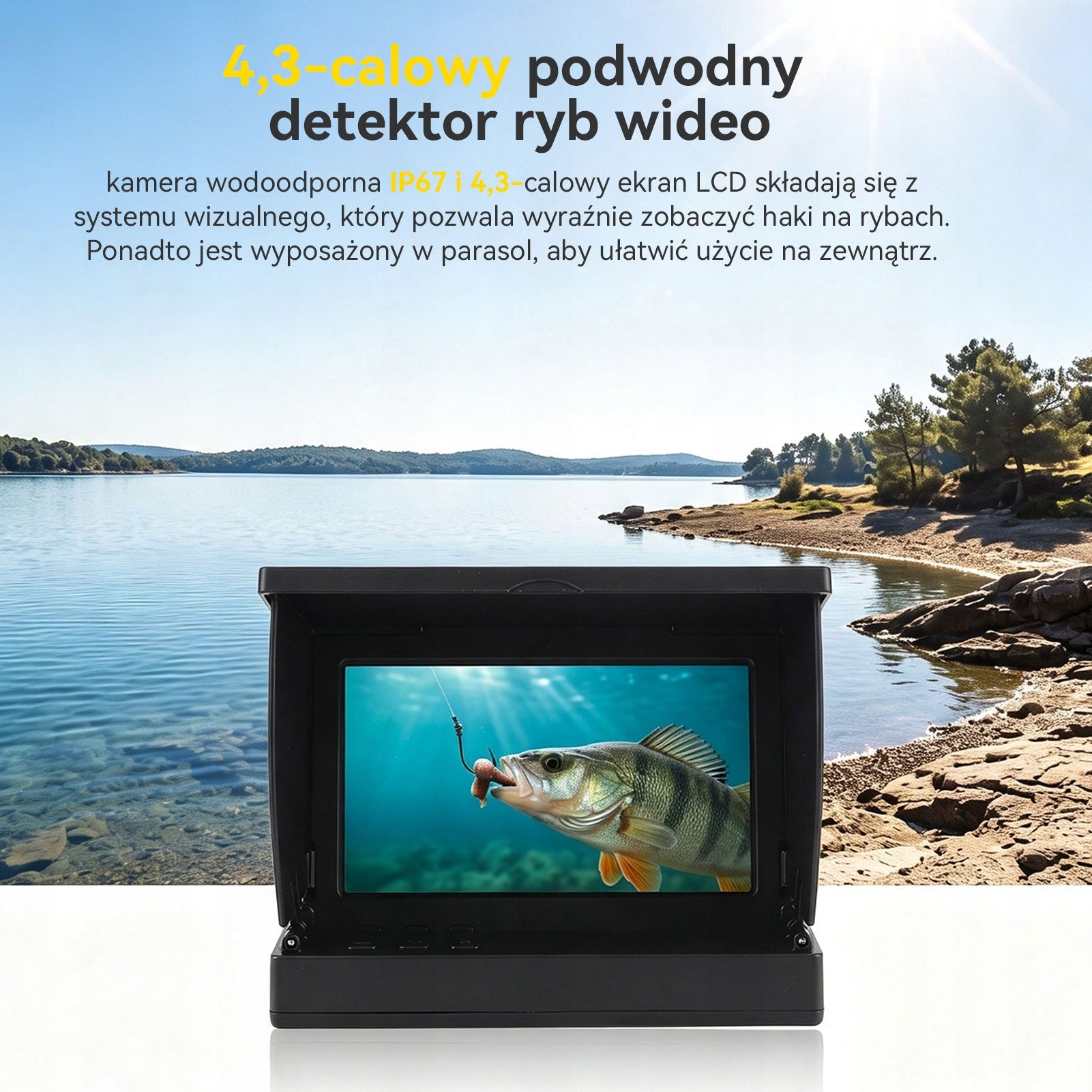 Underwater Fishing Camera Kit with Monitor Brand no brand