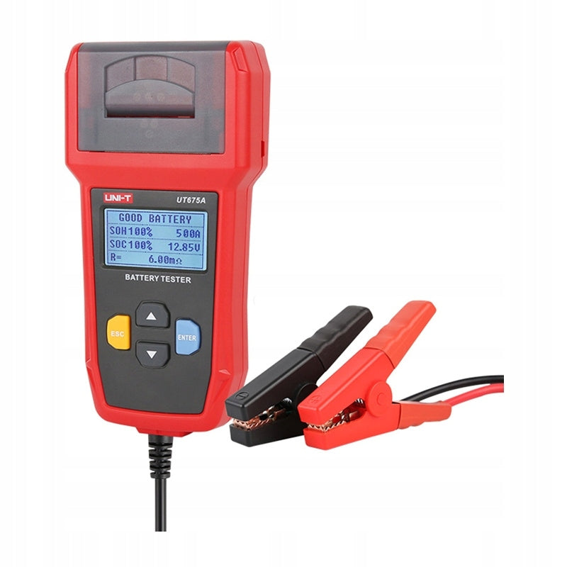 Uni-T UT675A Battery Tester 12V 24V Battery Meter With Printer Function Manufacturer code UT675A