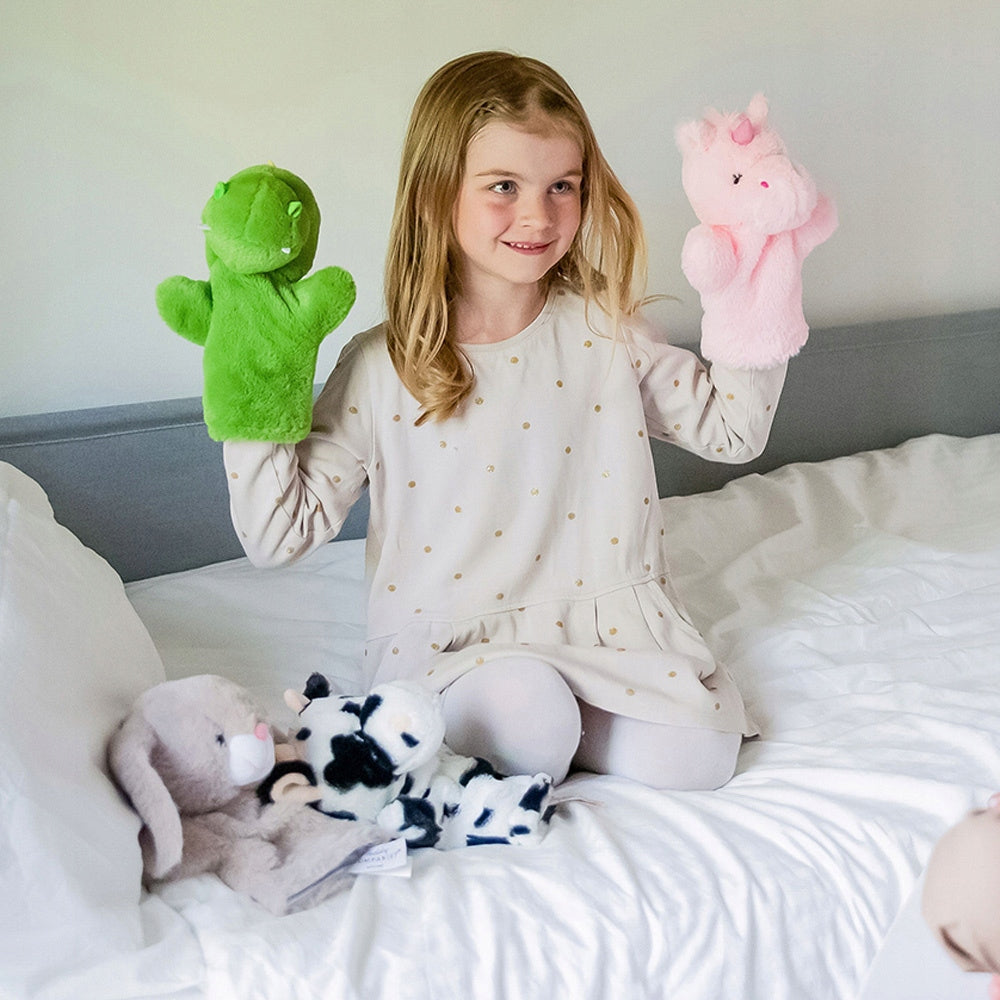 Unicorn puppet, Hand puppets, plush toy 28 cm Character/Title other
