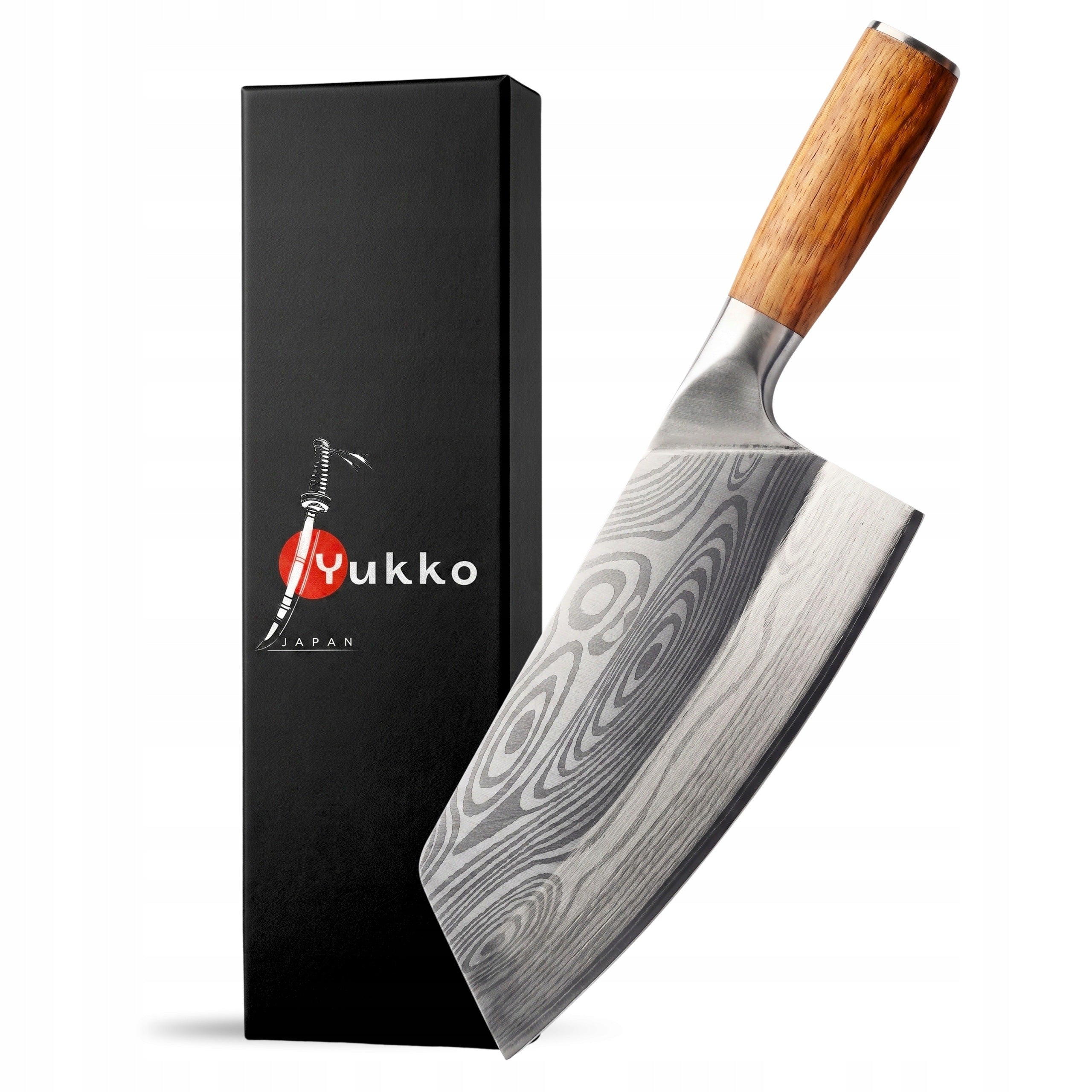 Universal Cleaver Large Japanese Style Wooden Handle Very Sharp