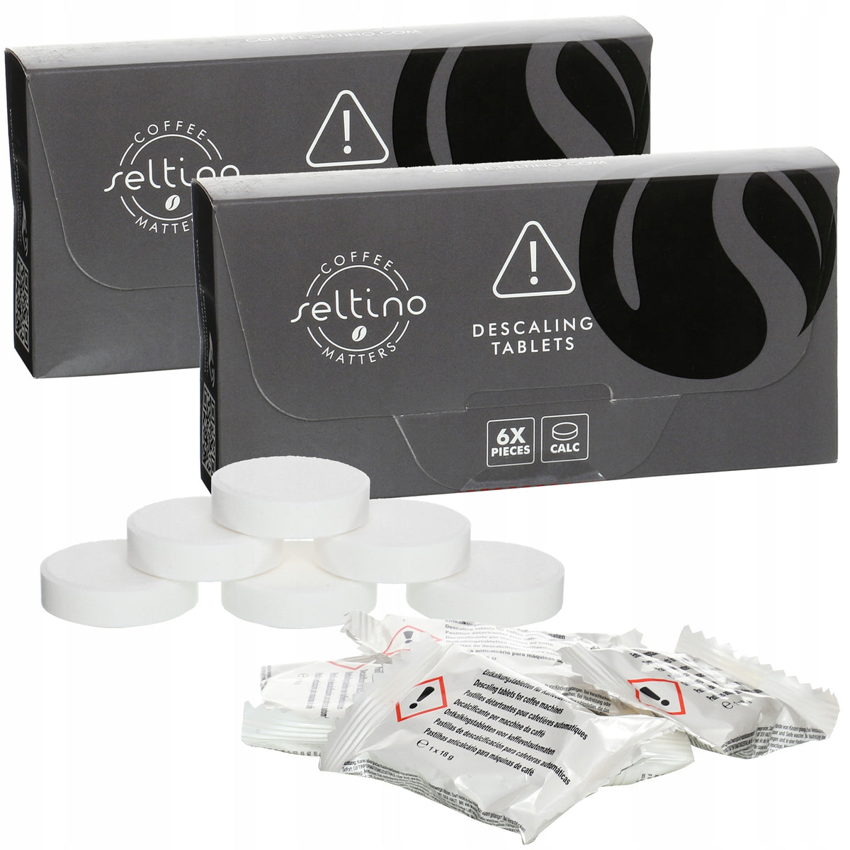 Universal Descaling Tablets for Cleaning Espresso Machine Set of 2x 6