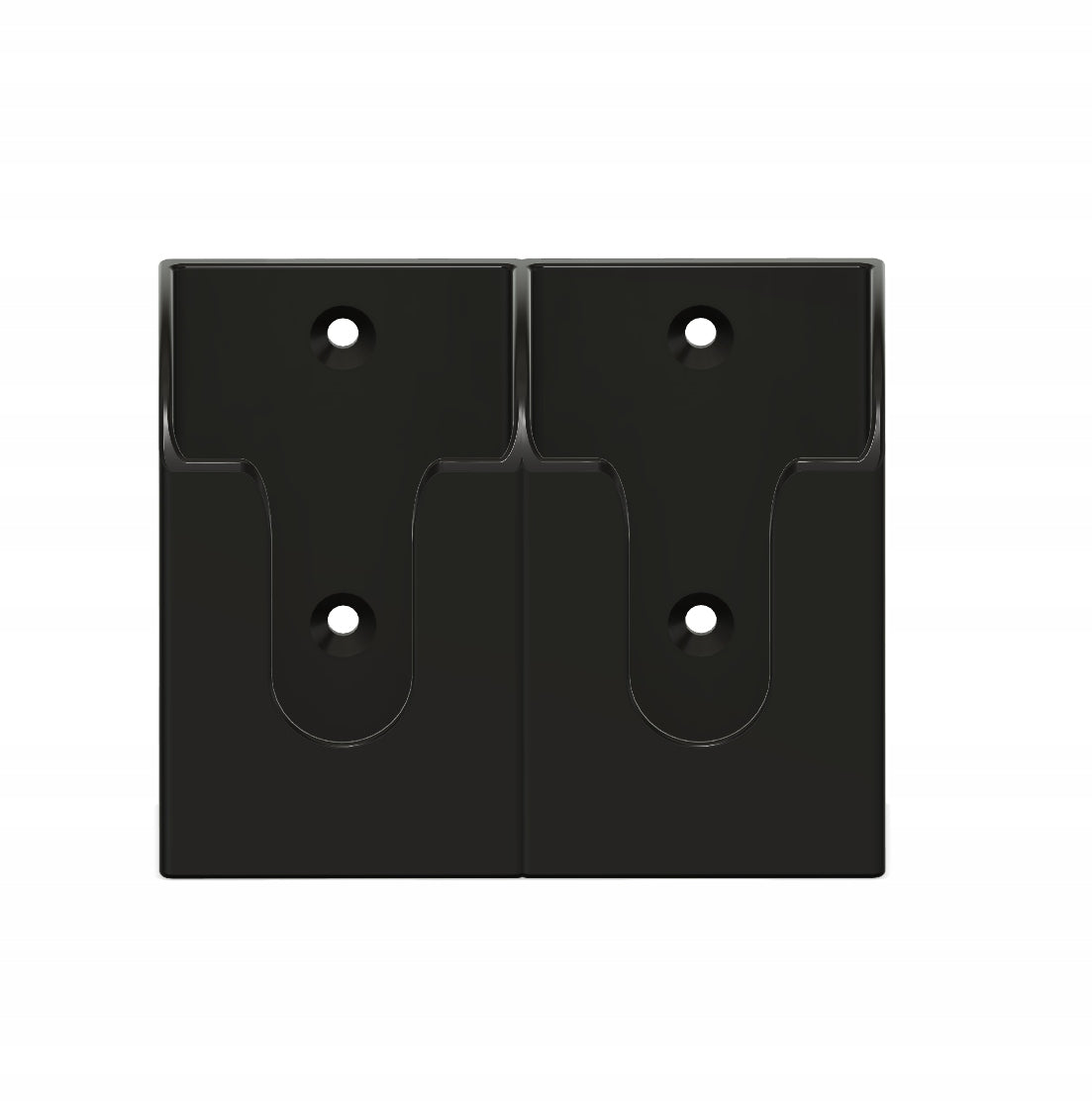 Universal Double Wall Mount Hanger for Remote Control Black Grey White Manufacturer code Uchwyt 2xXL