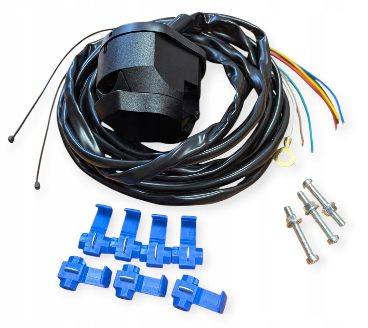 Universal Electric Tow Hook Harness 2m Ready Socket 7 PIN FV