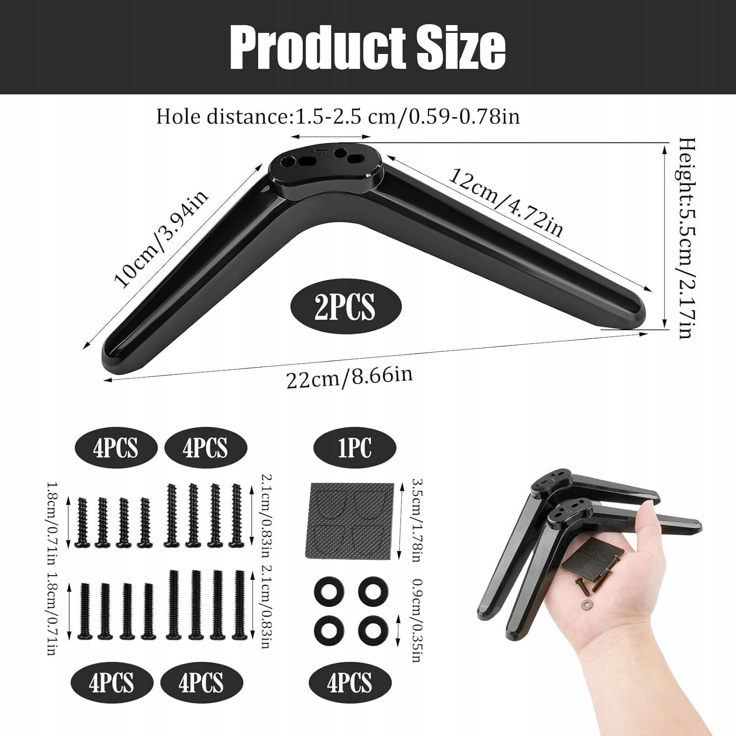 Universal Holder Stand Legs for TV Monitor 32-55" Monitor Brand no brand