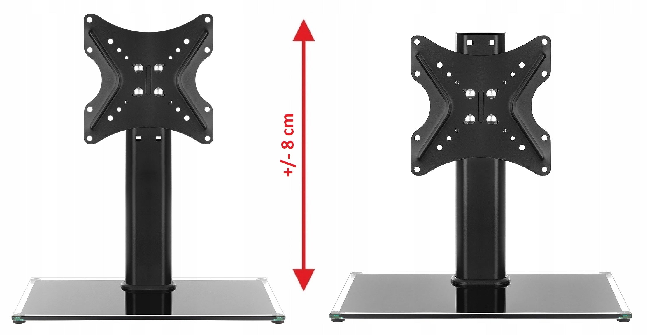 Universal Monitor TV Stand Holder 13-42 Inch Foot Leg Under TV Packaging status original
