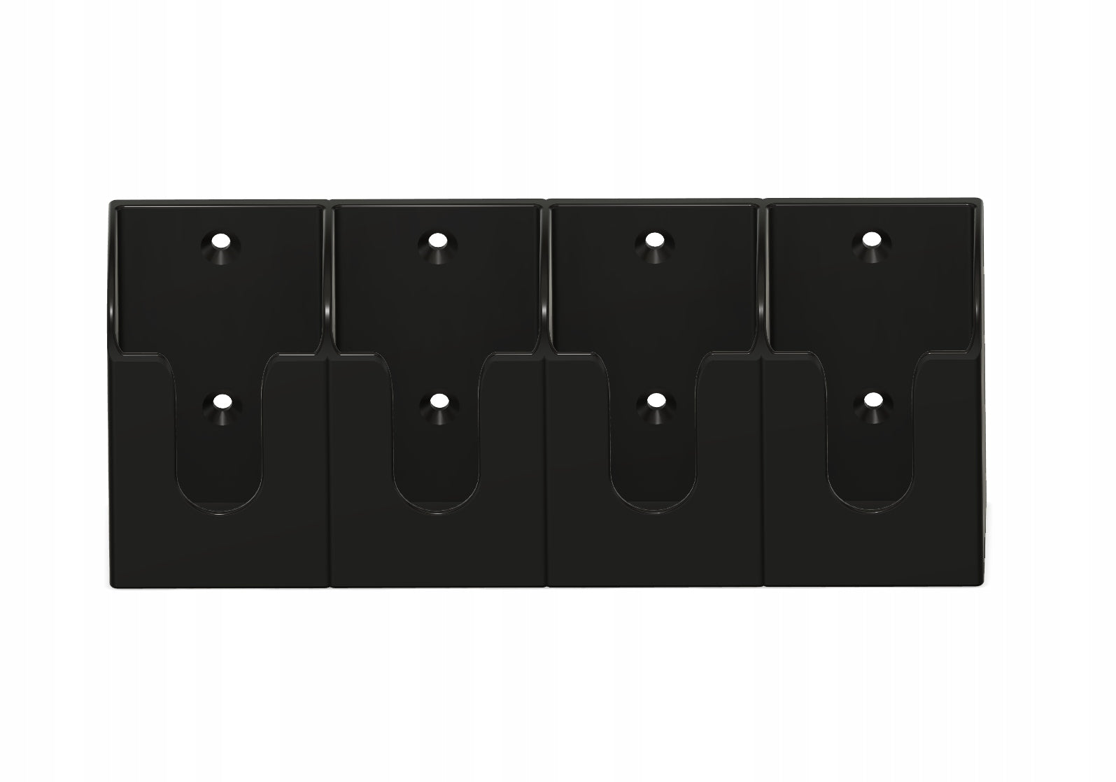 Universal Quadruple Wall Hanger Holder for Remote Control Black Grey White Manufacturer code Uchwyt 4xXL