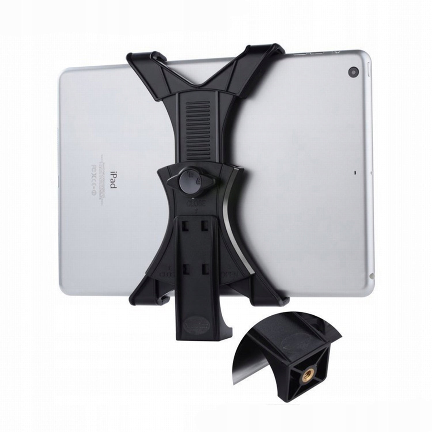 Universal Tablet Holder Adjustable Tripod Thread Mount 1/4 Packaging status original
