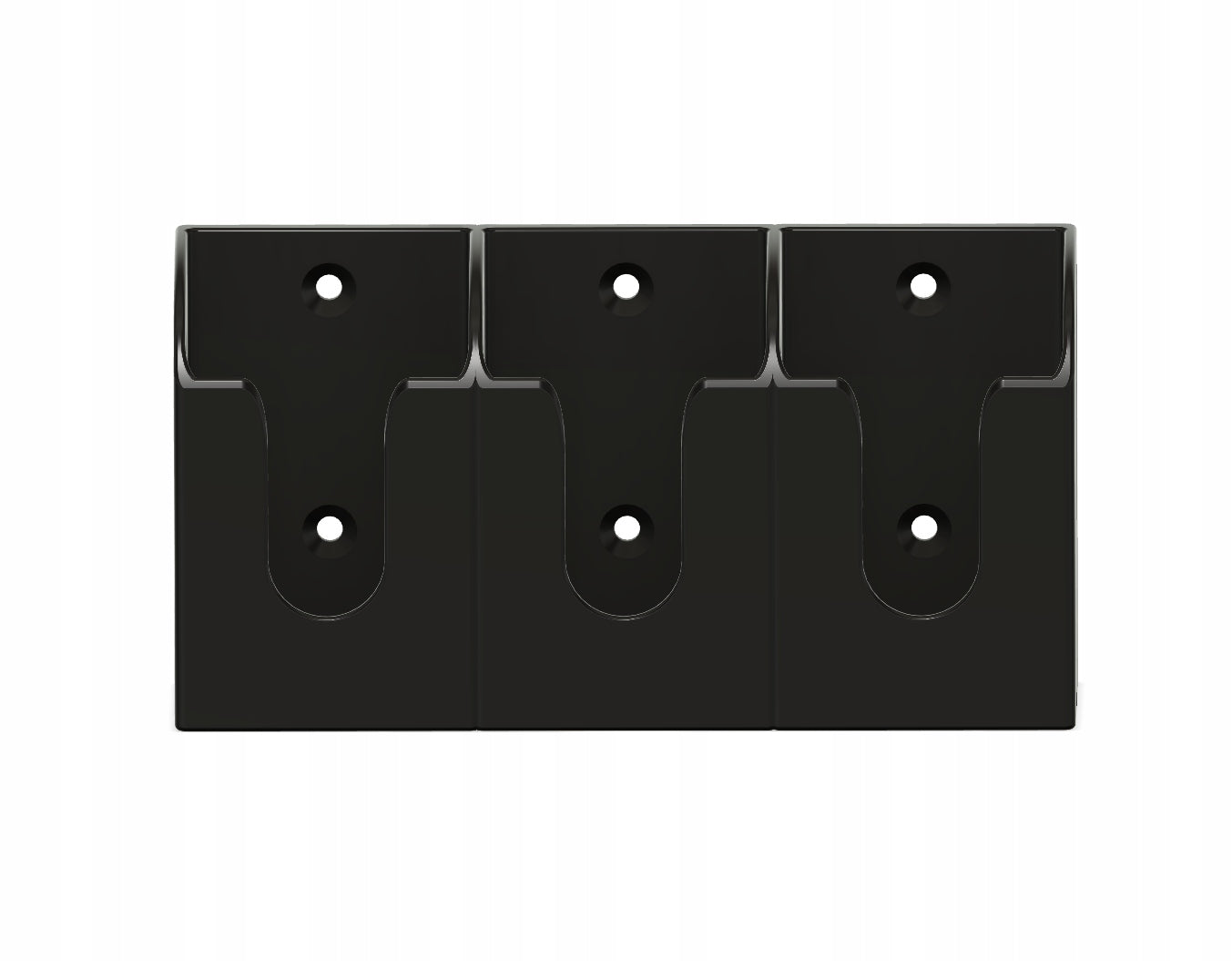 Universal Triple Wall Hanger Holder for Remote Control Black Grey White Manufacturer code Uchwyt 3xXL