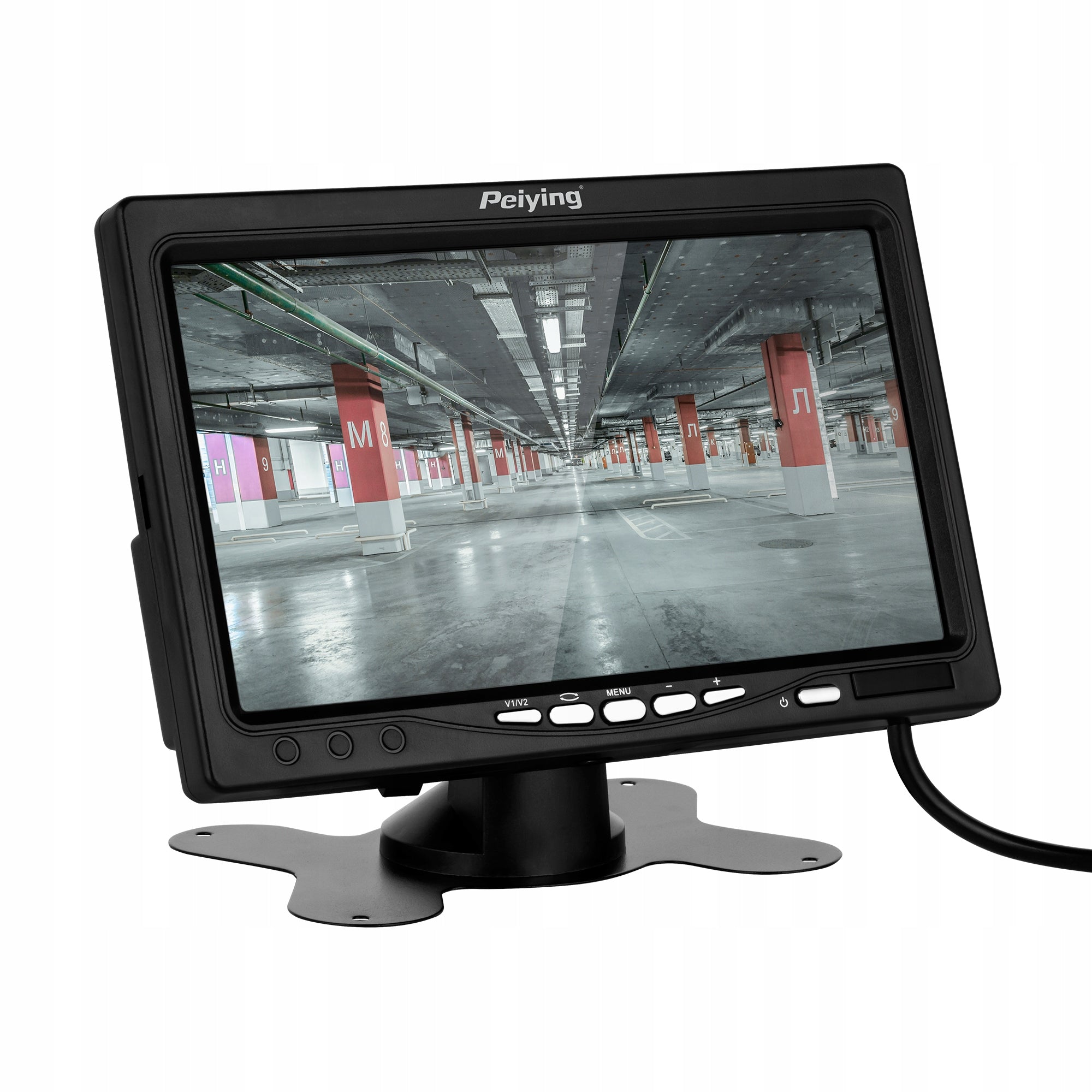 Universal car monitor Peiying 7" 16:9 color 2 channels Packaging status original