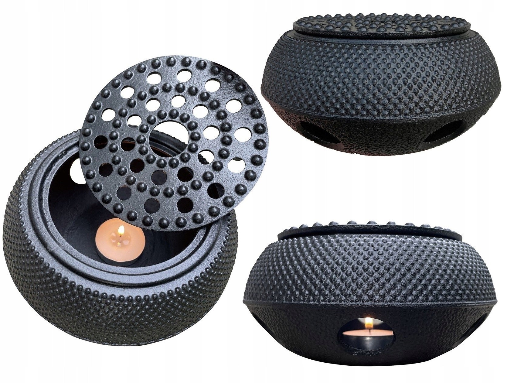 Universal cast iron candle warmer