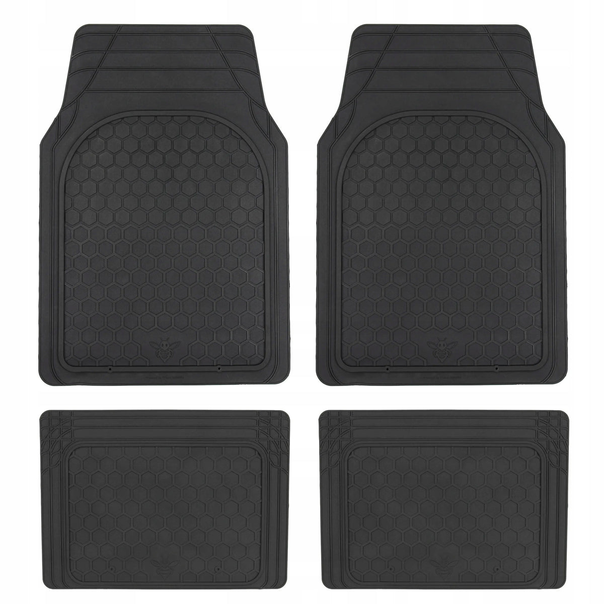 Universal rubber mats BEE - set of 4 pcs.