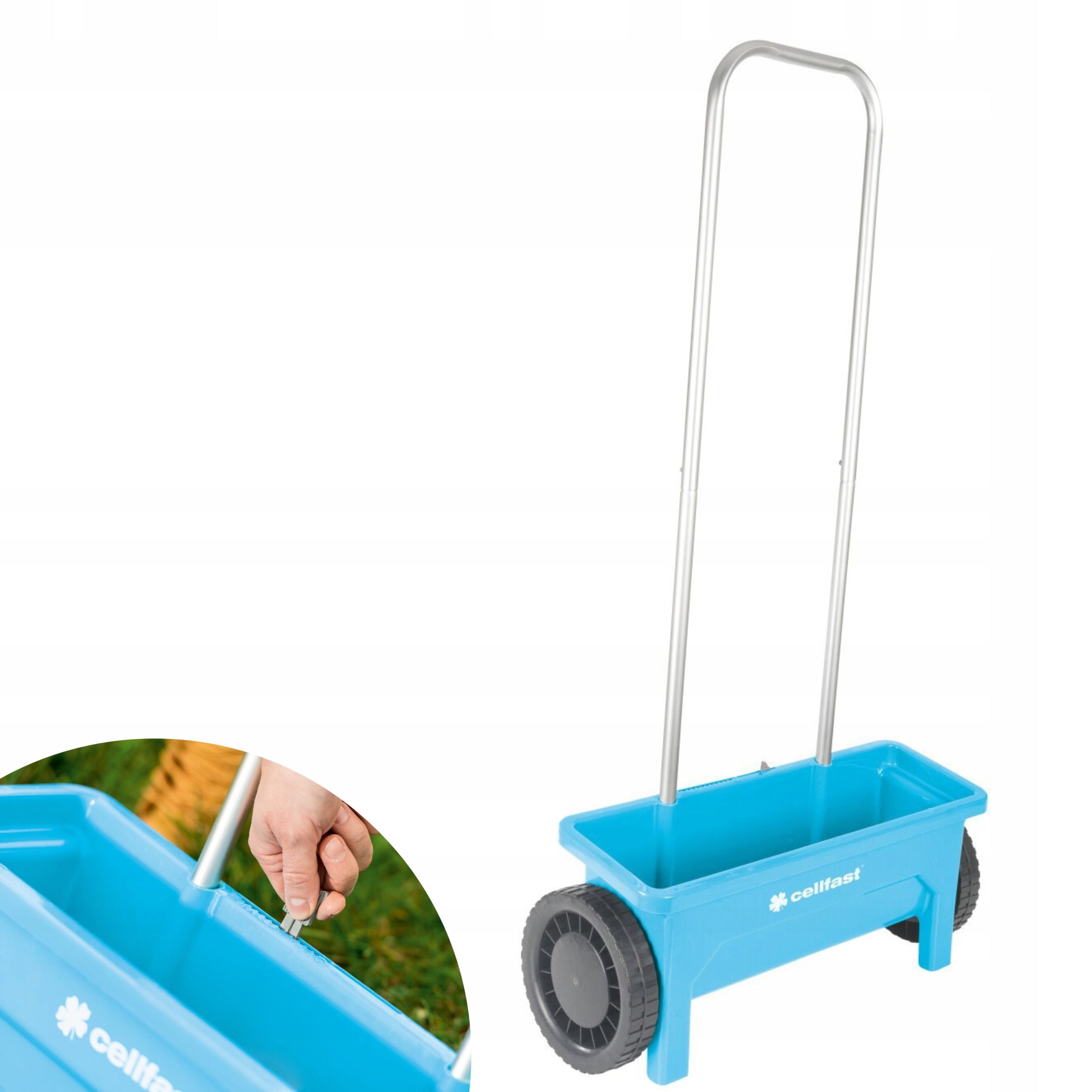 Universal seed drill 12 l. gardening on wheels CELLFAST 42-205 Sowing width 45 cm