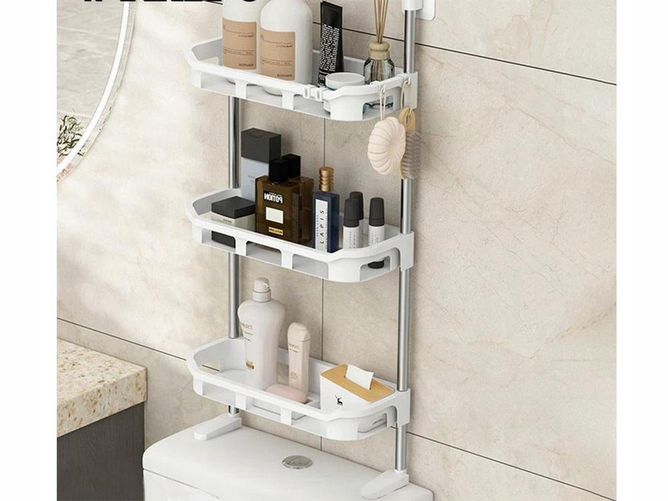 Universal wall bathroom shelves for toilet bowl EAN (GTIN) 5907451345405