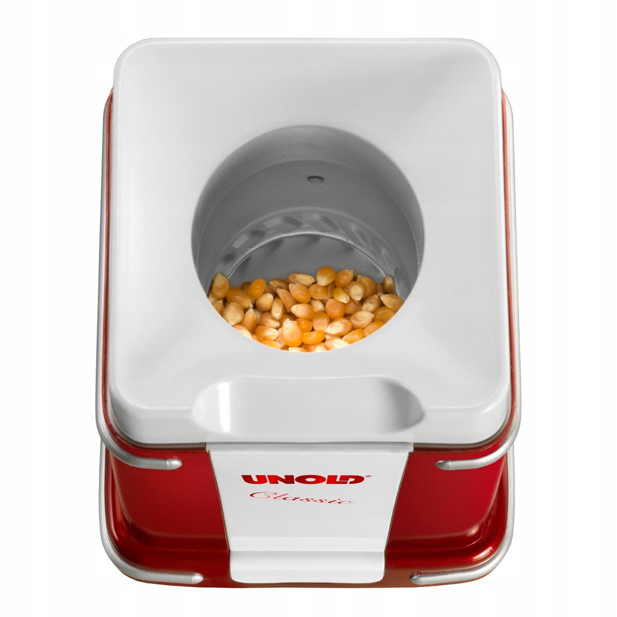 Unold 48525 Classic - 900W non-fat popcorn machine, red Brand Unold