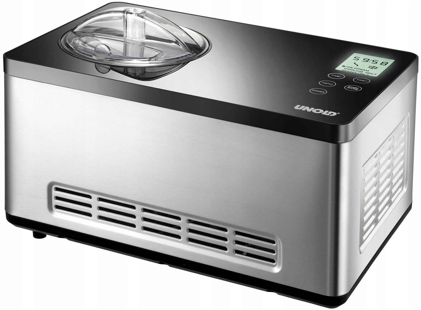 Unold Ice Cream Maker, Silver/Black, 2 L