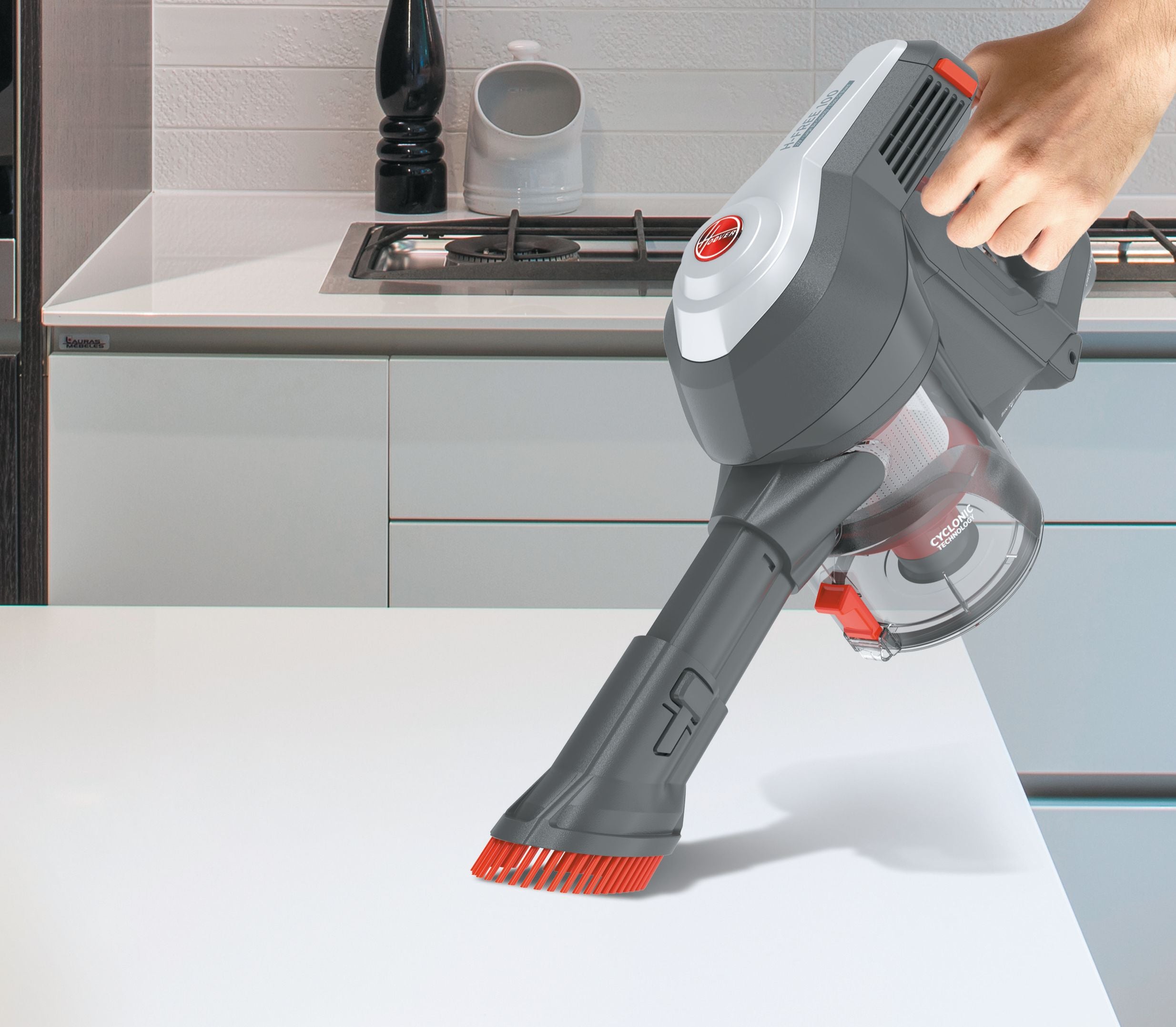 Upright Handheld Vacuum Cleaner Hoover Vacuum HF122AH powerful 170W Dust container volume 0.9 l