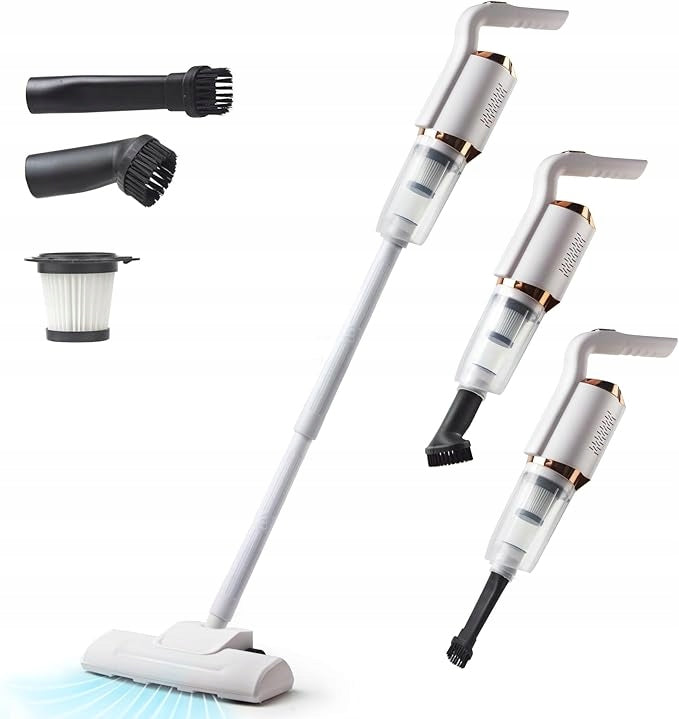 Upright Vacuum Cleaner 3in1 Cordless Upright Vacuum Cleaner 8,5 KPA 120W white Packaging status original