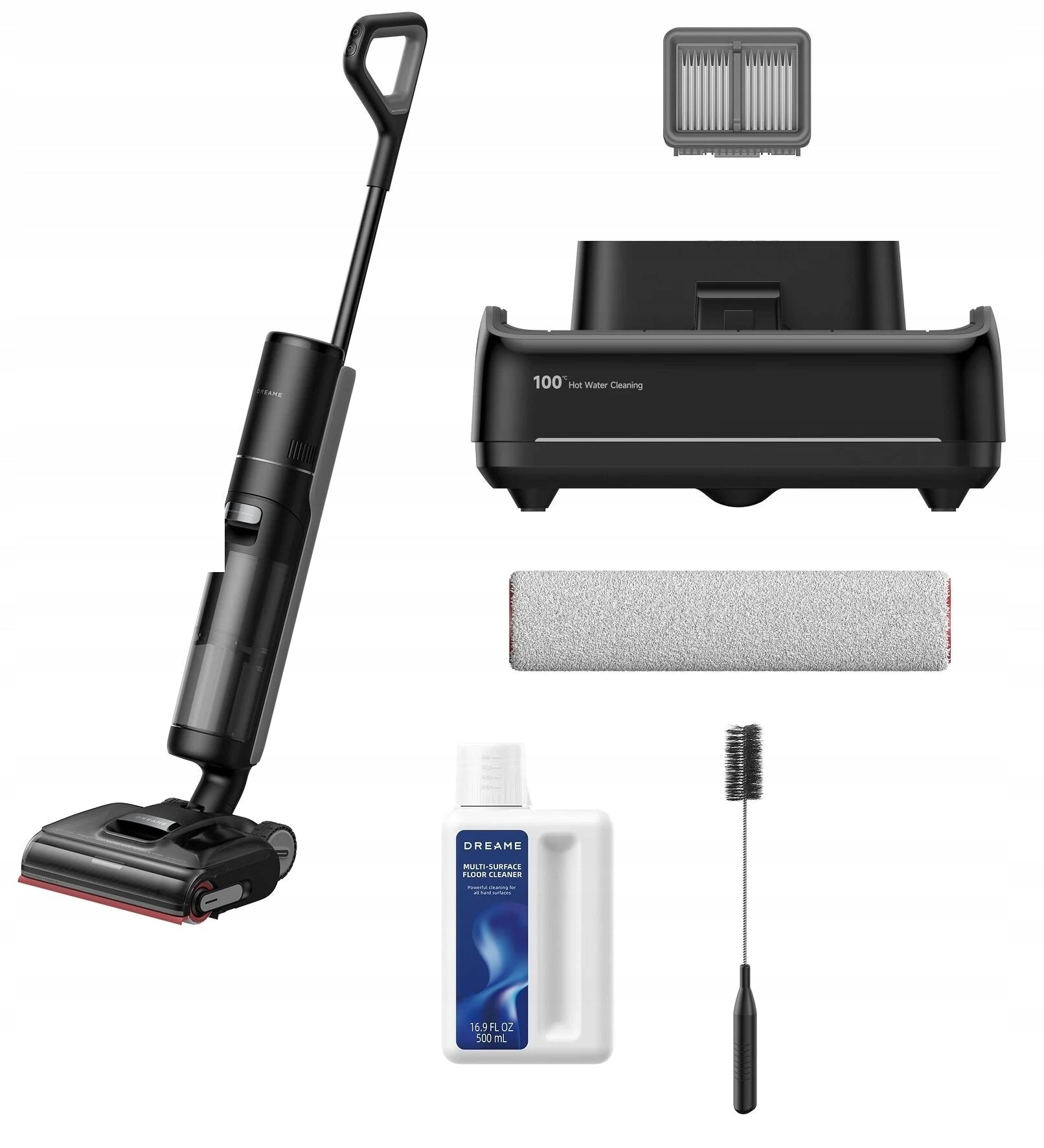 Upright Vacuum Cleaner Dreame H15 Pro 2in1 400W 21000 Pa Mop Black
