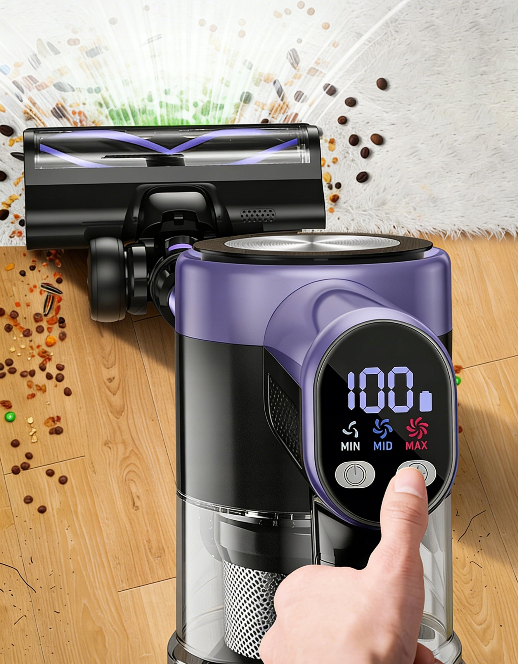 Upright Vacuum Cleaner Feward H28 500W 50KPA New Pet Black Manufacturer code H28 500w 50KPA Do domu