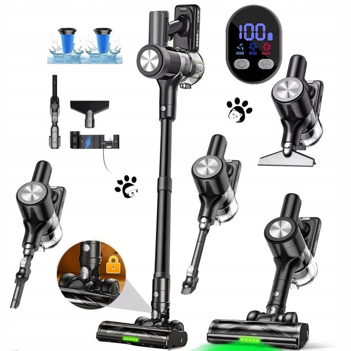 Upright Vacuum Cleaner Feward H28 500W 50KPA New Pet Black
