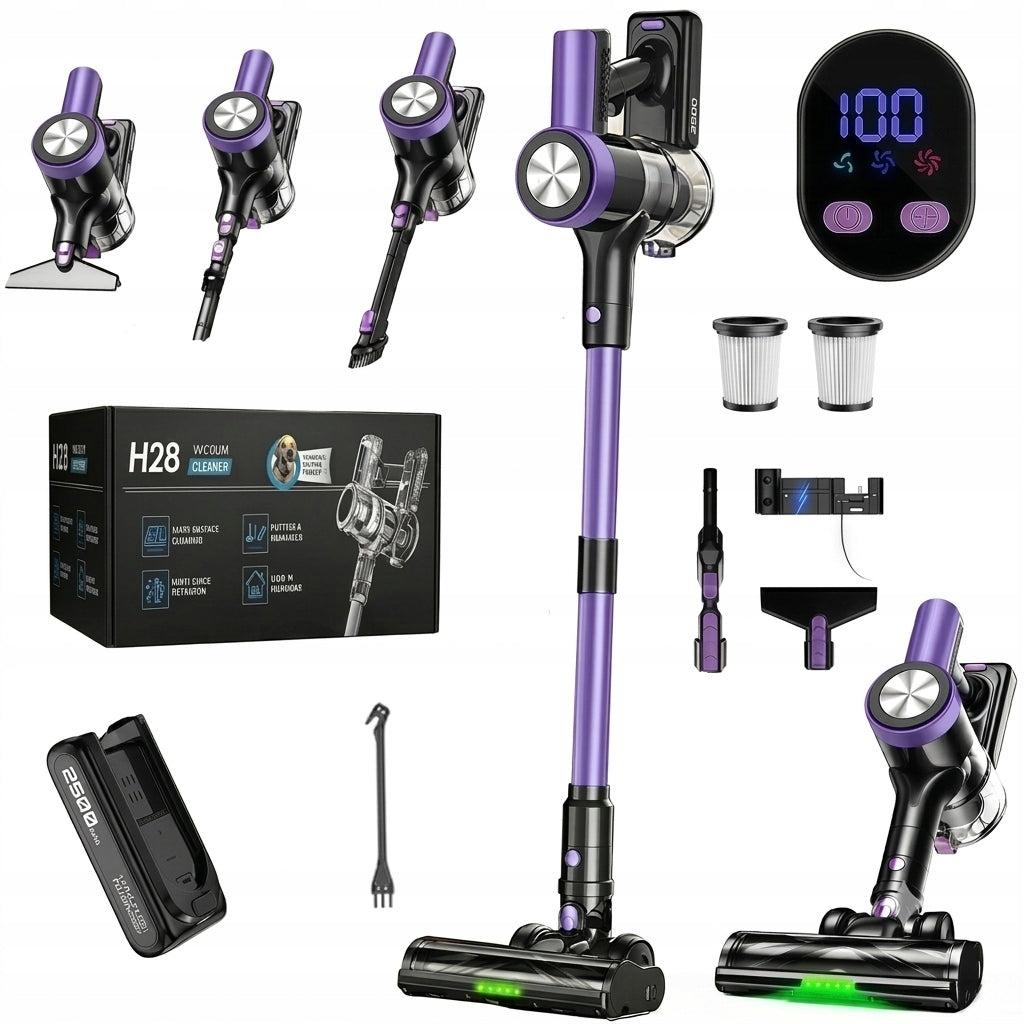 Upright Vacuum Cleaner Feward H28 500W 50KPA New Purple Pet