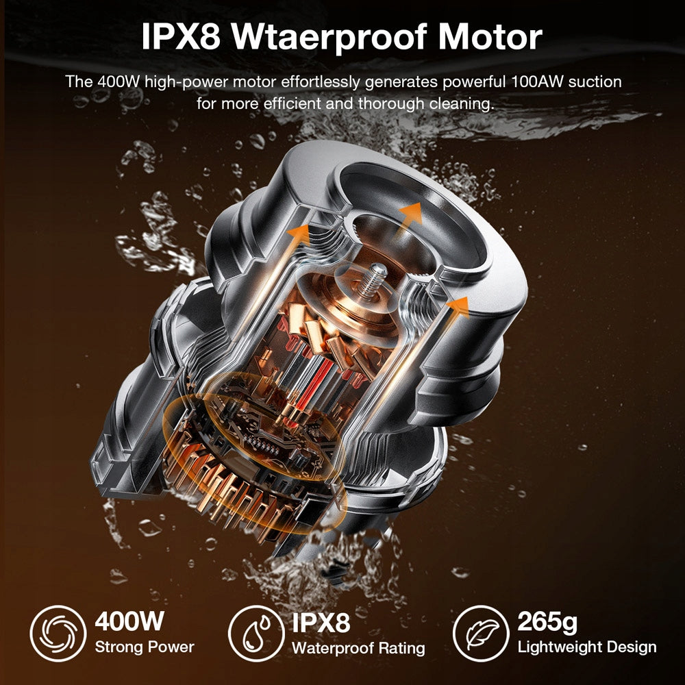 Upright Vacuum Cleaner Mopping Jimmy PW11 Plus green lighting Polish voice Manufacturer code Odkurzacz pionowy myjący Mopujący stacja