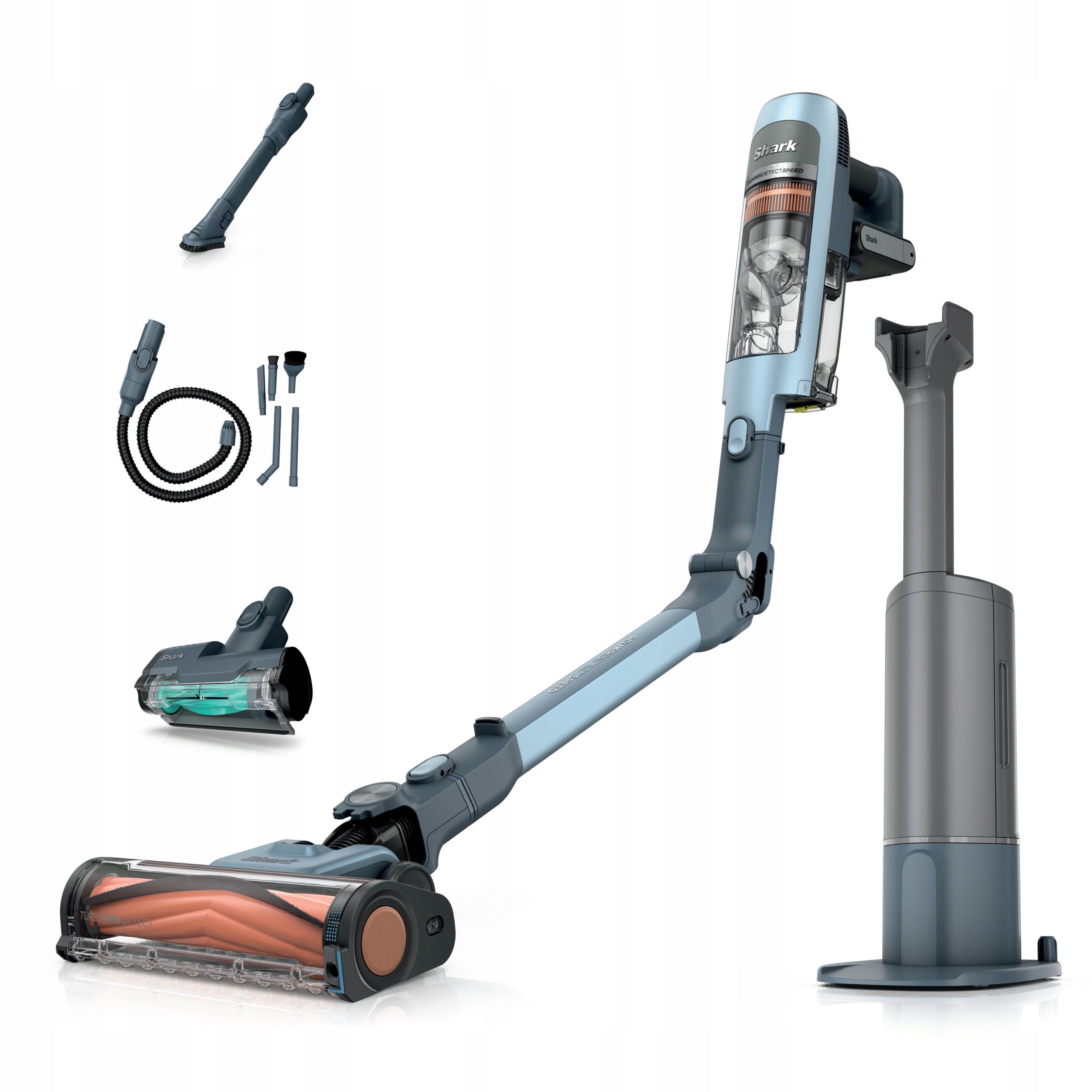 Upright cordless vacuum cleaner SHARK Phoenix IA3244EUT automatic base