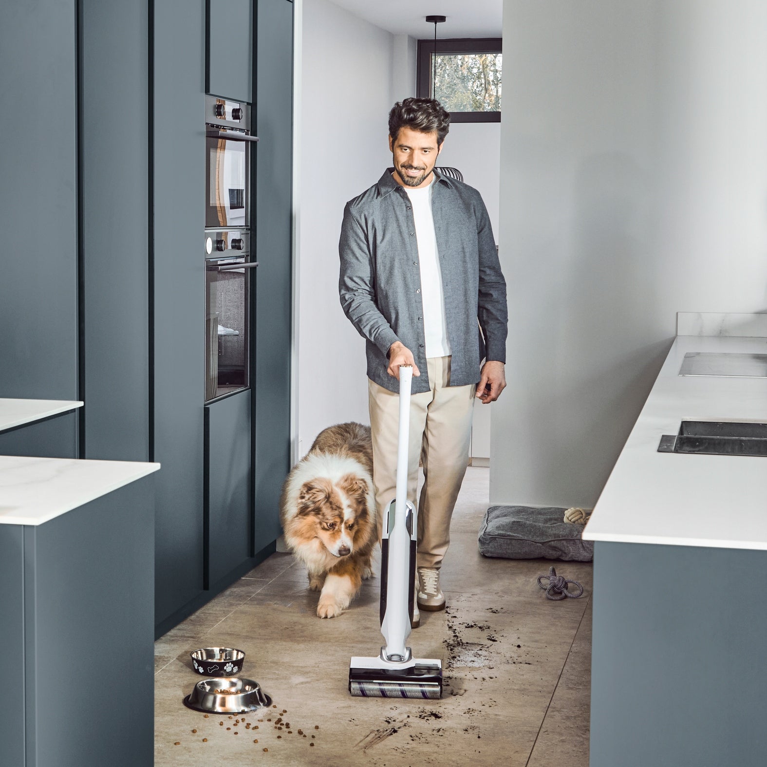 Upright cordless vacuum cleaner Tefal X-Clean 12 GF7257 self drying Packaging status original