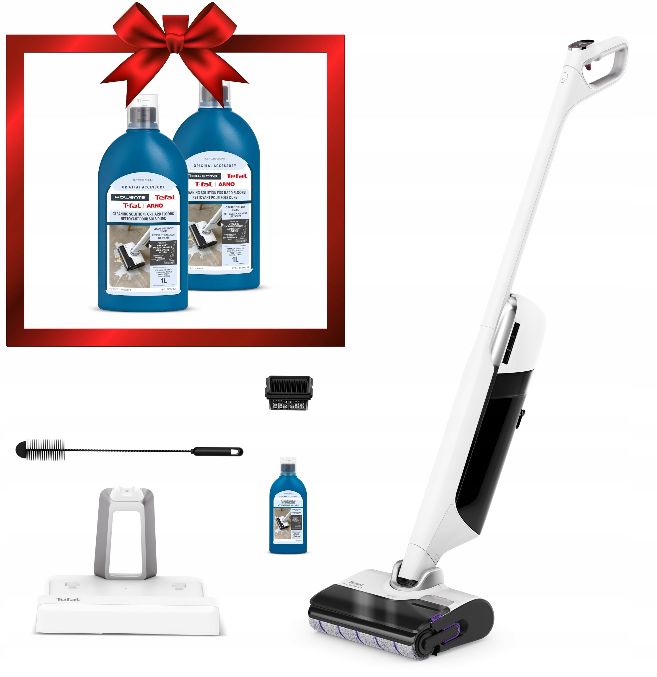 Upright cordless vacuum cleaner Tefal X-Clean 12 GF7257 self drying