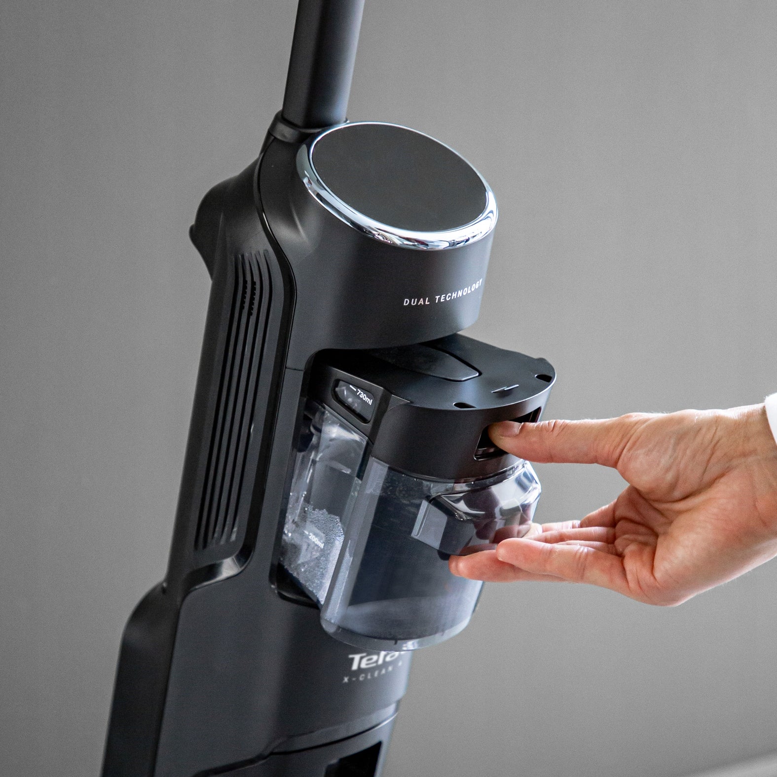 Upright cordless vacuum cleaner Tefal X-Clean 4 GF5035 Dominant color black