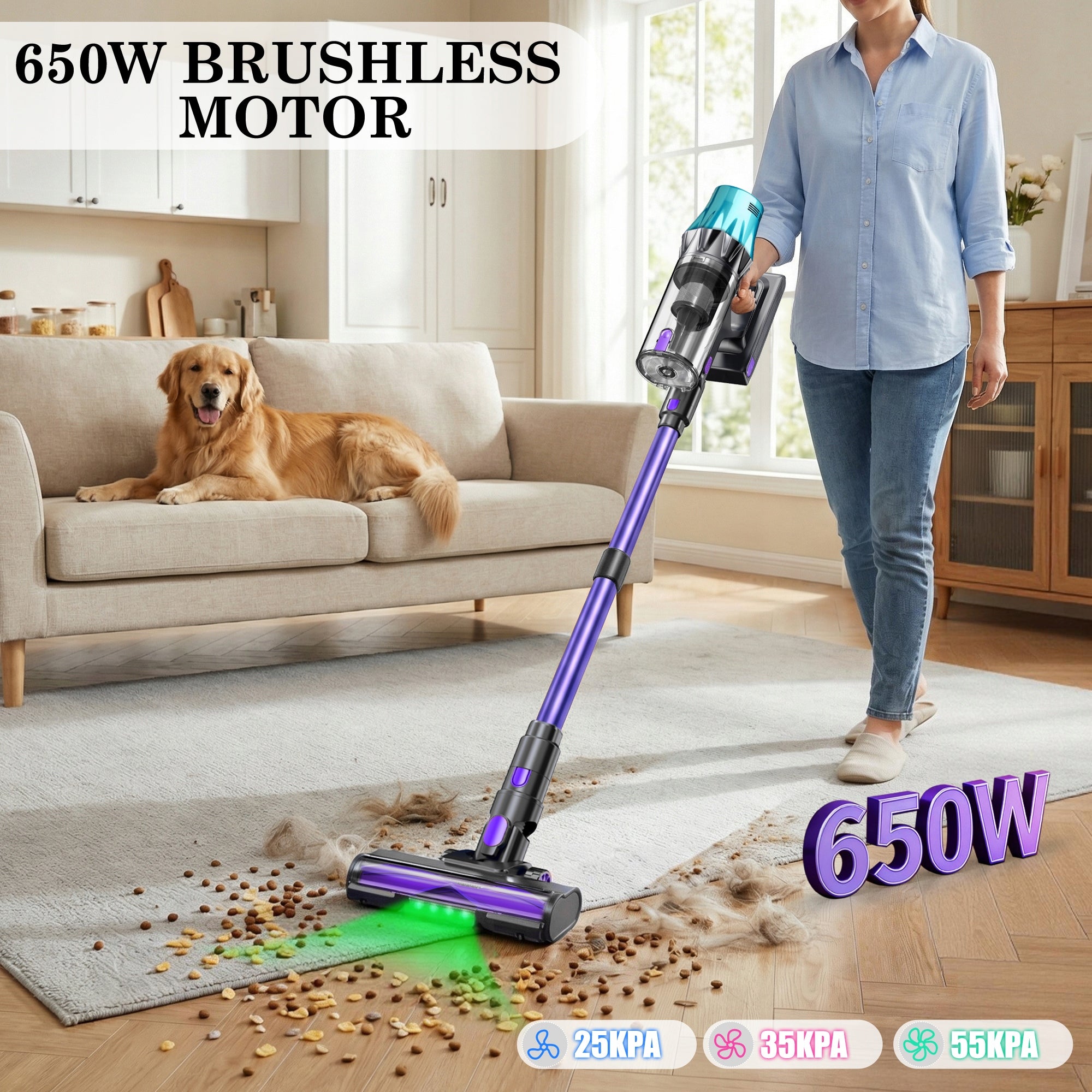 Upright vacuum cleaner Blossom V20 650W 55000PA Manufacturer code Blossom V20 650W 55000PA