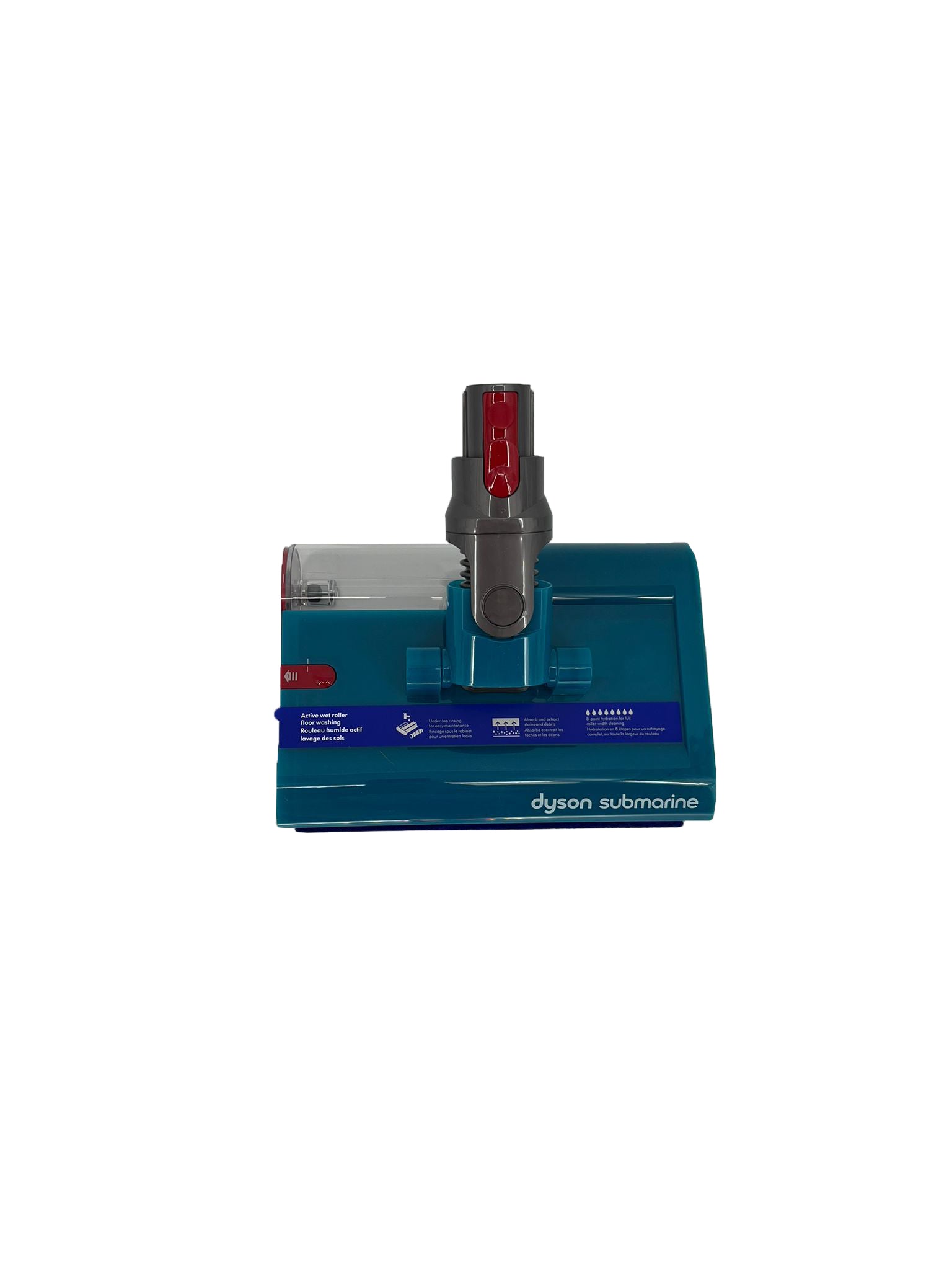 Upright vacuum cleaner Dyson V15s Detect Submarine silver Power supply rechargeable battery