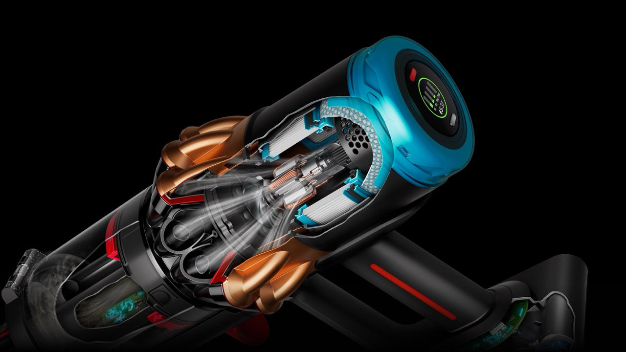 Upright vacuum cleaner Dyson V16 Piston Animal black Dominant color black