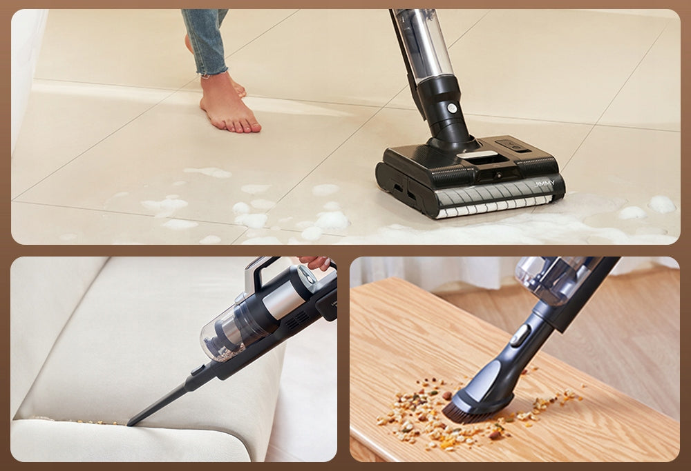Upright vacuum cleaner JIMMY PW11 400W HEPA filter 75 minutes Packaging status original