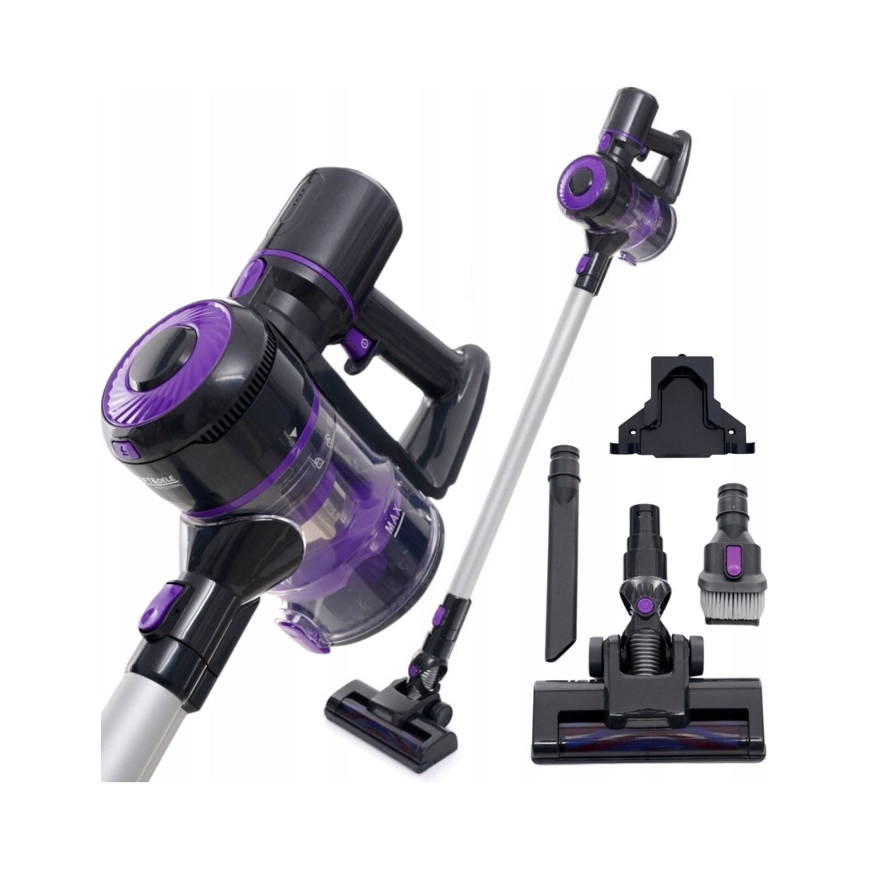 Upright vacuum cleaner Kraft&Dele kd471 purple