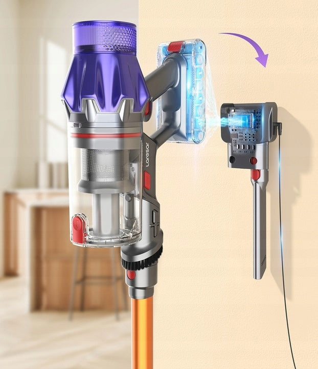 Upright vacuum cleaner Laresar V7 multicolor Manufacturer code Odkurzacz pionowy bezworkowy bezprzewodowy