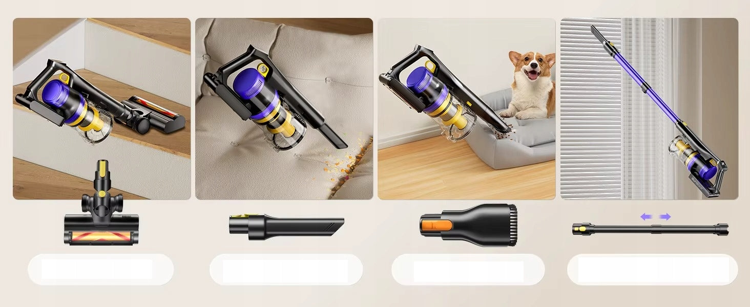 Upright vacuum cleaner Laresar X11 purple Manufacturer code X11