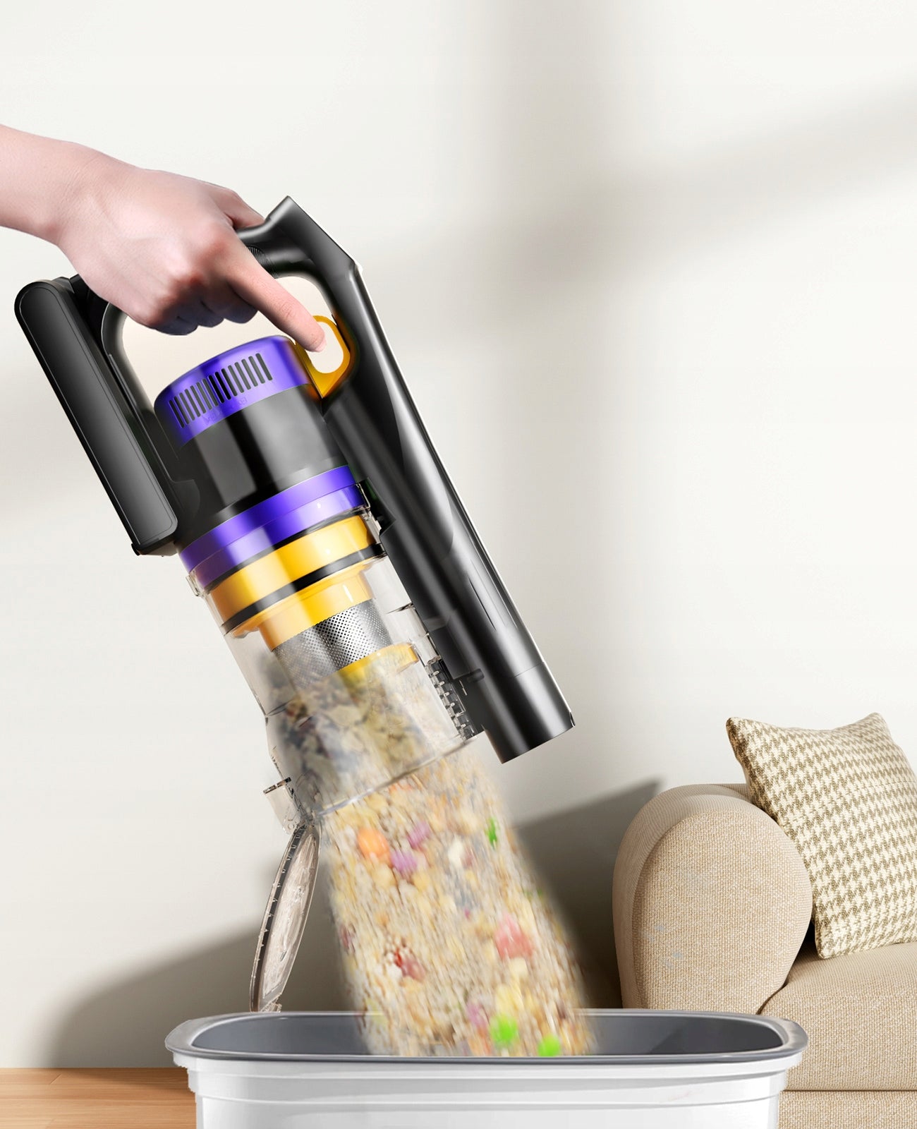 Upright vacuum cleaner Laresar X11 purple Manufacturer code X11
