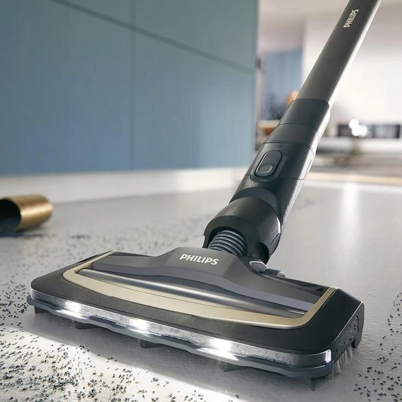 Upright vacuum cleaner PHILIPS AquaTrio XW9465/11 with washing function, two batteries Brand Philips