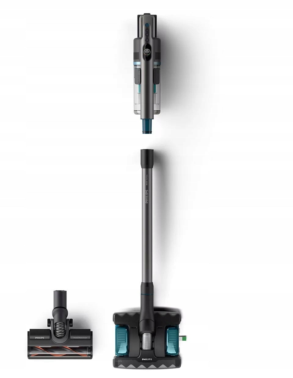 Upright vacuum cleaner Philips 8000 Aqua Plus XC8055/01 80 min washing