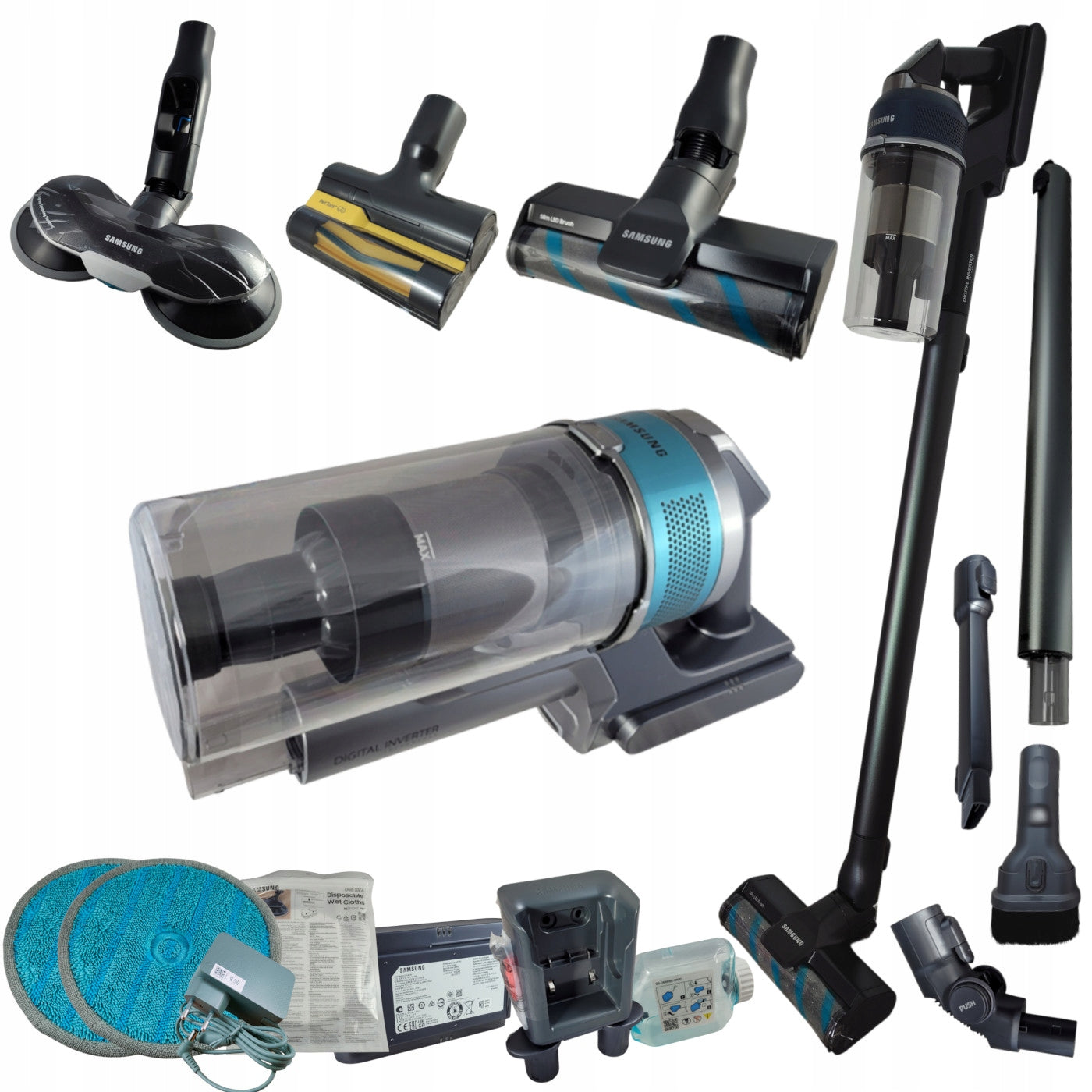 Upright vacuum cleaner Samsung Jet 85 VS20C852FTB/WA