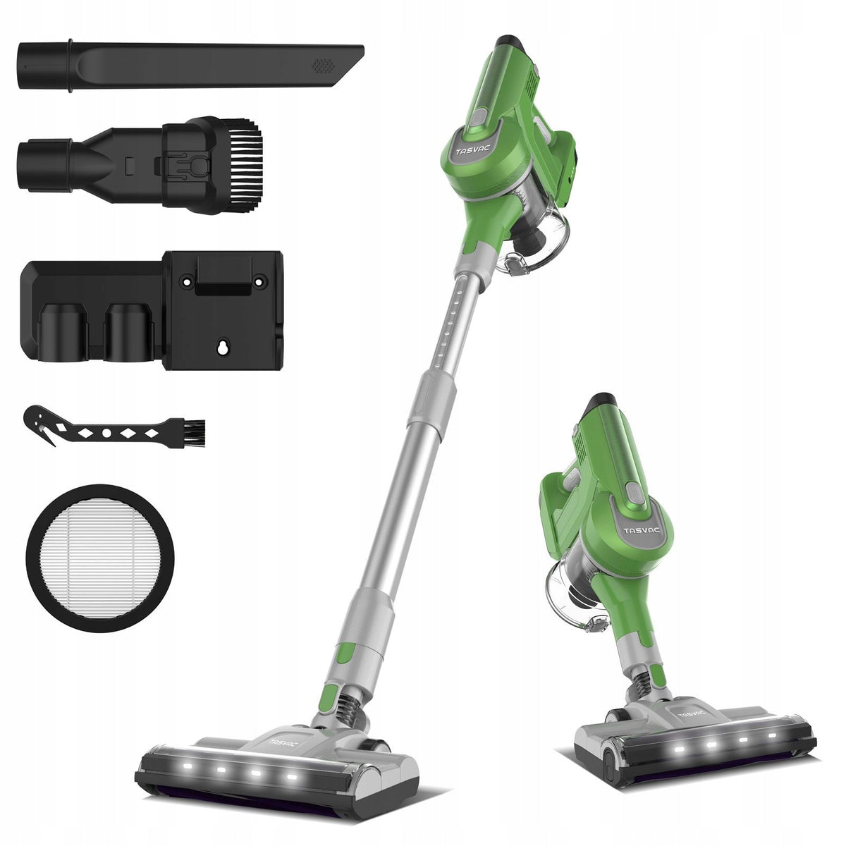 Upright vacuum cleaner TASVAC S8 green wireless LED Manufacturer code 6931308197076