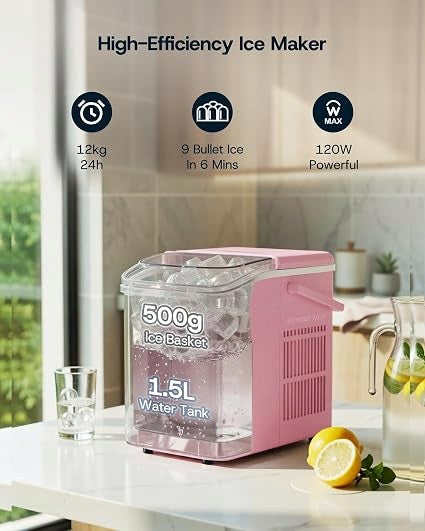 Upstreman Ice Machine, Ice Ready in 6 Minutes, Portable Small Ice Maker Brand no brand